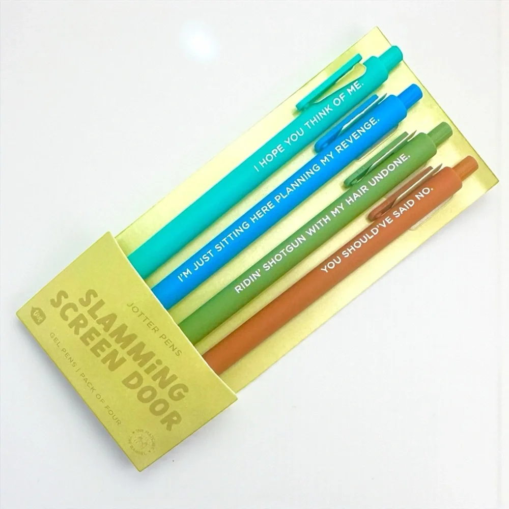 Taylor Swift Slamming Screen Doors Gel Pen Set Swiftie Gift NWT Sealed